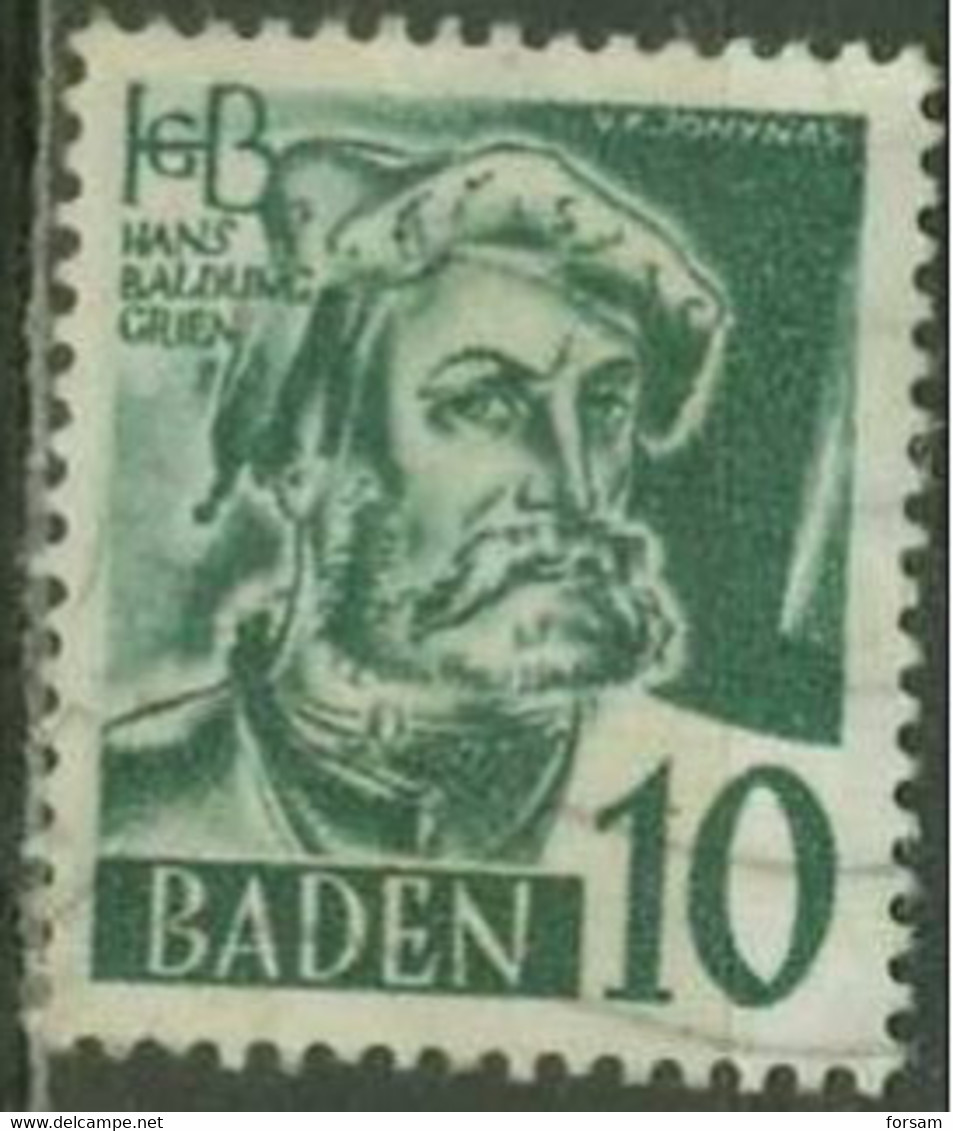 BADEN..1948..Michel # 33...used. - Bade