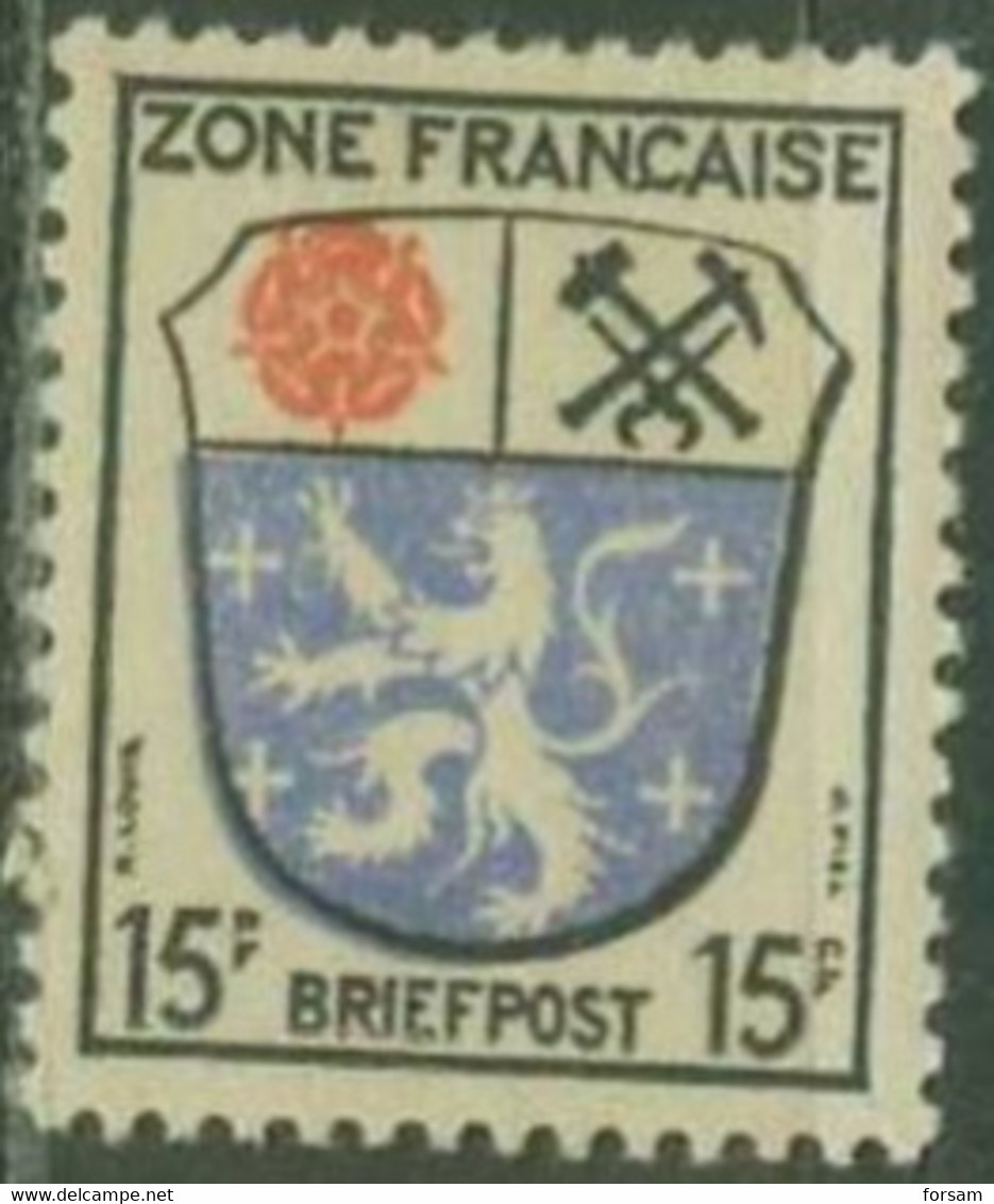 FRENCH ZONE..1945..Michel # 7...MLH. - Algemene Uitgaven