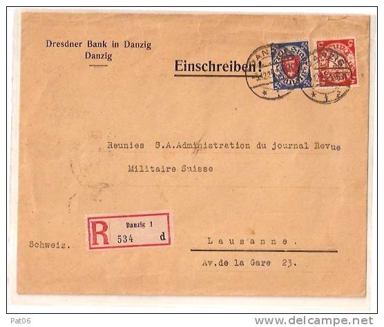 DANZIG - 1920 / 1939 - Covers & Documents