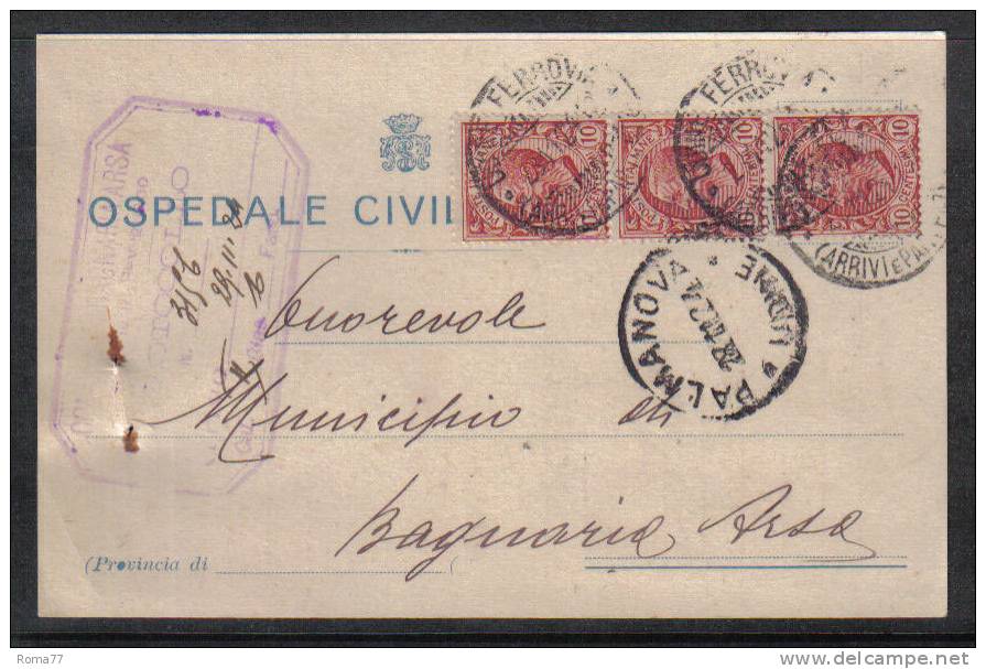 VER27 - REGNO , Da Udine 23/11/1924 - Storia Postale