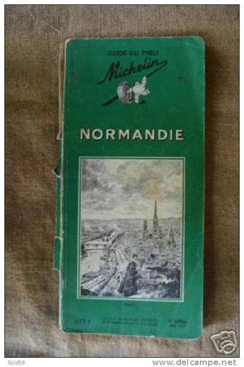 GUIDE MICHELIN NORMANDIE 1957 - Cartes/Atlas