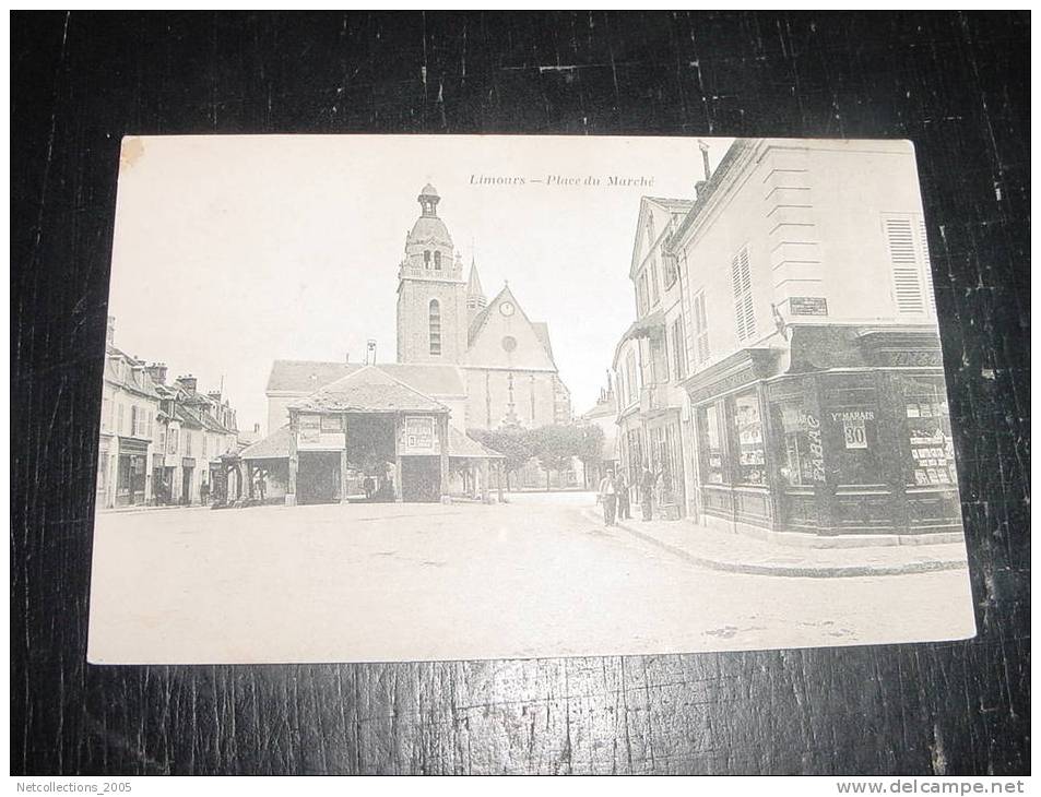 LIMOURS PLACE DU MARCHE - 91 ESSONNE - Carte Postale De France - Limours