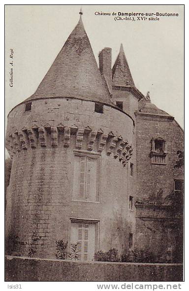 Dép 17 - I916 - Dampierre Sur Boutonne - Le Château - XVIè Siècle - Bon état - Dampierre-sur-Boutonne