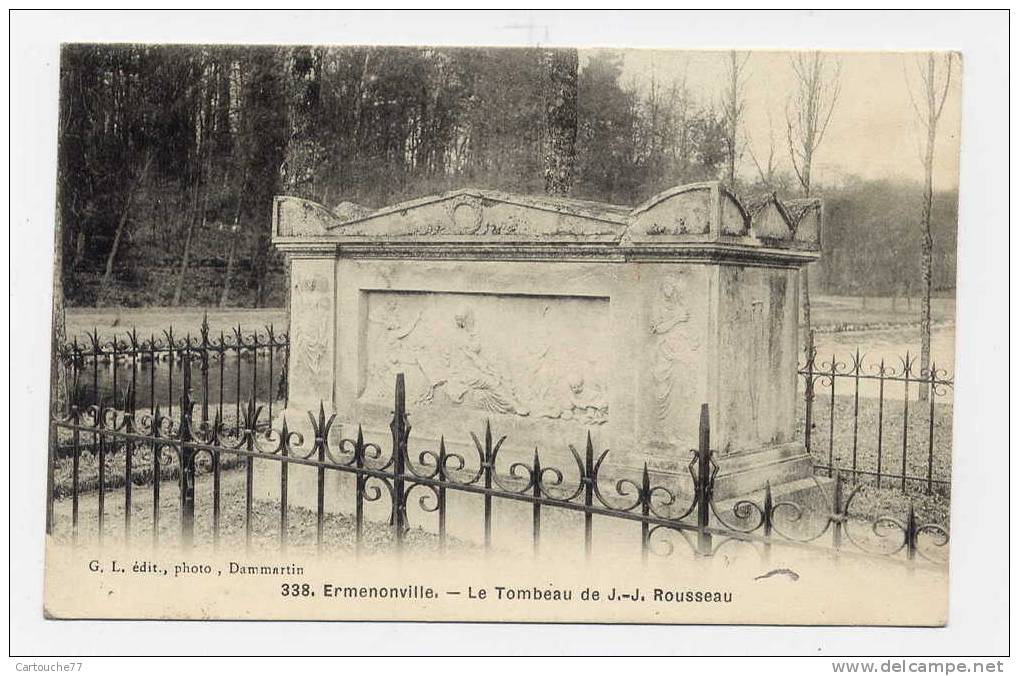 K7 - ERMENONVILLE - Le Tombeau De Jean-Jacques Rousseau (1909) - Ermenonville