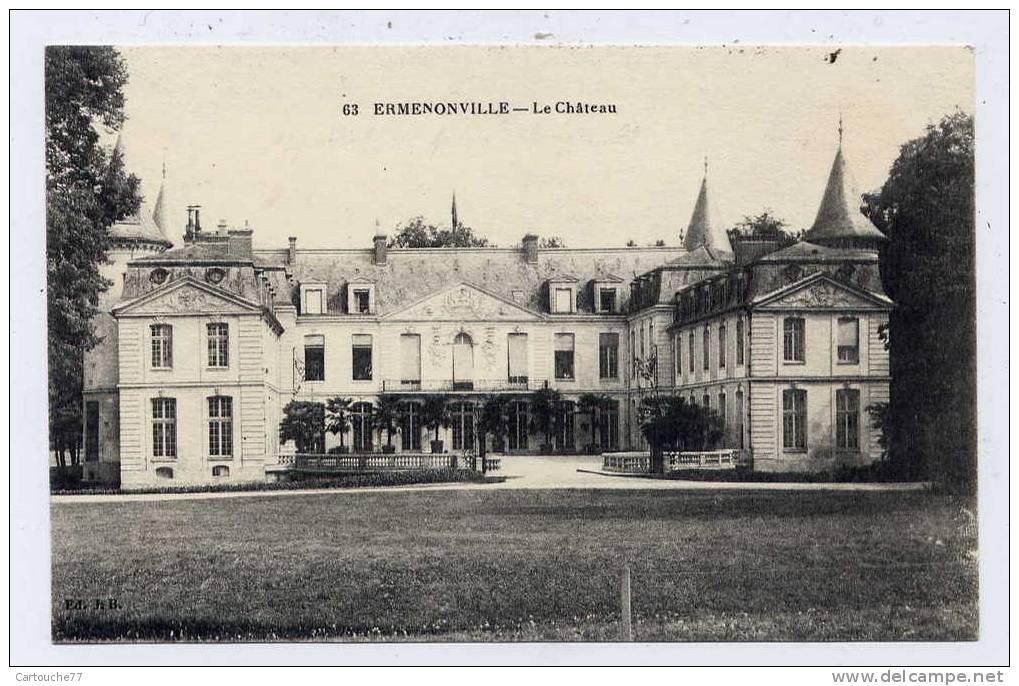 K7 - ERMENONVILLE - Le Château - Ermenonville