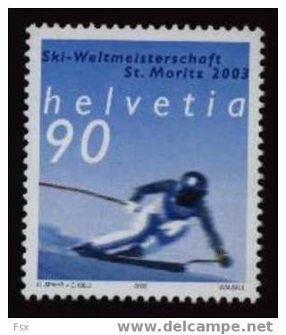 2002 Ski-WM St. Moritz 2003 ** - Unused Stamps