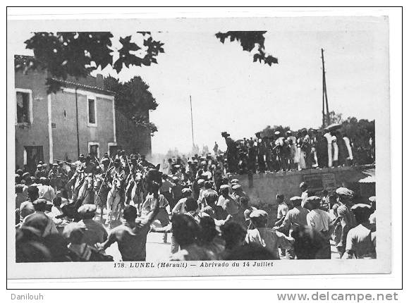 34 // LUNEL / ABRIVADO Du 14 Juillet / N° 178 / PHOTO GEORGE - Lunel