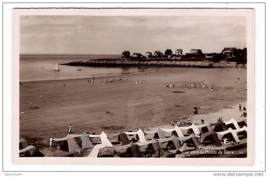 PONTAILLAC  ( ROYAN ) / VUE VERS LA POINTE DE VAUX  ( Partie  De  BEACH-VOLLEY = VOLLEYBALL ) - Volleyball