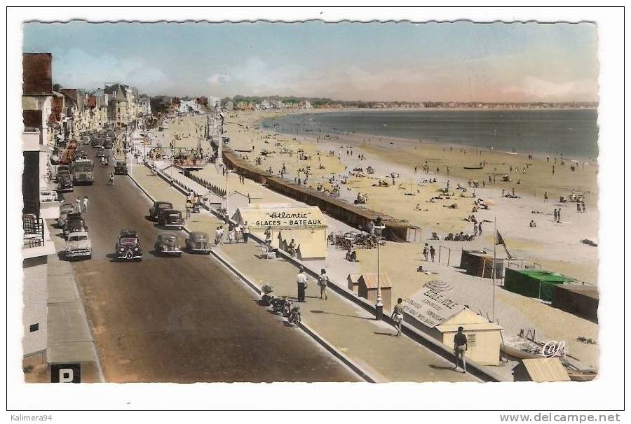 LA BAULE / LE REMBLAI VERS PORNICHET  ( AUTOMOBILES Années 50 : CITROËN + Partie  De  BEACH-VOLLEY = VOLLEYBALL ) - Voleibol