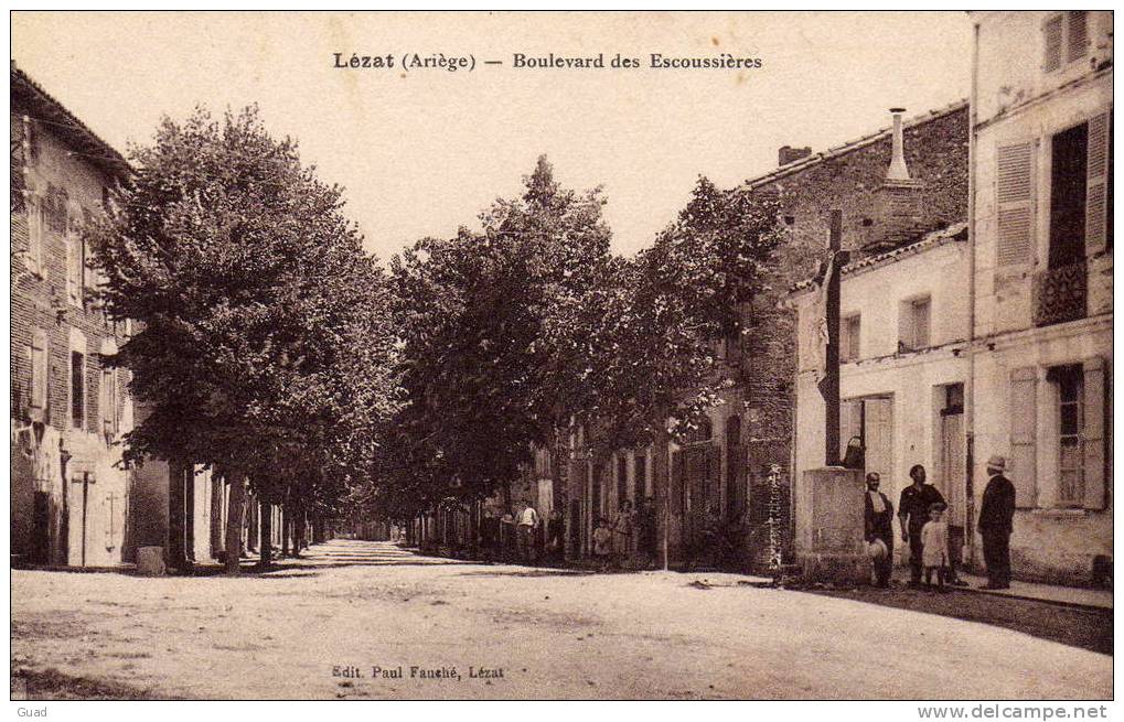 LEZAT SUR LEZE - BOULEVARD ESCOUSSIERES - Lezat Sur Leze