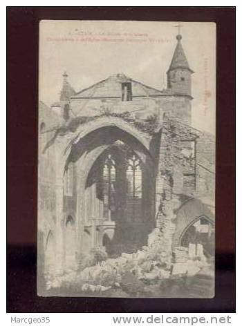 20543 étain Les Ruines De La Guerre Choeur Intérieur De L'église édit.colette N° 6 Belle Carte - Etain