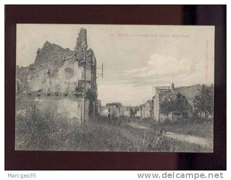 20555 étain Les Ruines De La Guerre Rue Grande édit.colletten° 11  Belle Carte - Etain