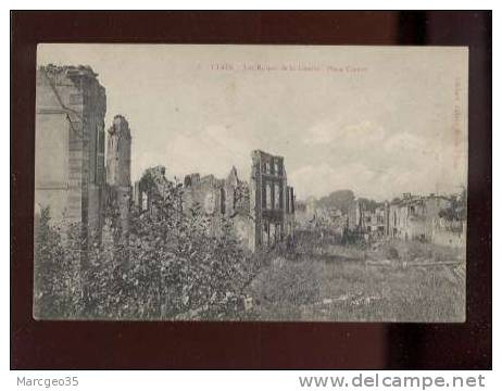 20560 étain Les Ruines De La Guerre Place Carnot édit.colletten° 8  Belle Carte - Etain