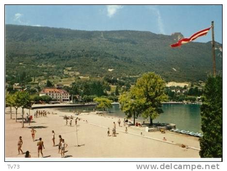 Cpc 698 - Le BOURGET  Du Lac - La Plage (73 - Savoie) - Le Bourget Du Lac