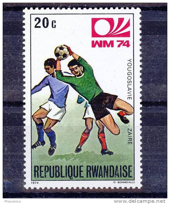 RWANDA COUPE DU MONDE MUNICH 1974   FOOTBALL **   TB - 1974 – Germania Ovest