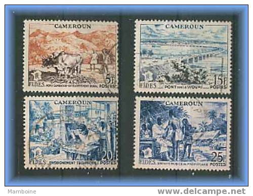 Cameroun  Fides 300/03  Oblit.   4 Valeurs  Serie Compl. - Used Stamps