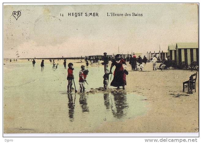 Heist   / Heyst Sur Mer  L'heure Des Bains - Heist