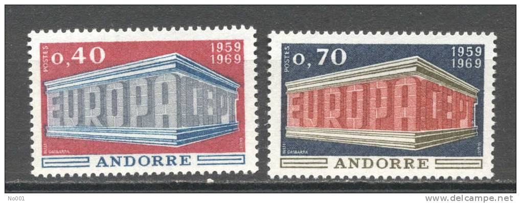 Andorre  194/195  * *  TB  Europa 1969 - 1969