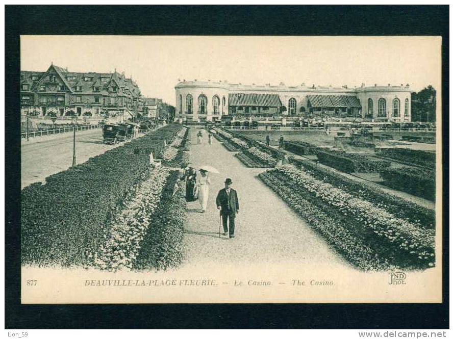 D2953 / France DEAUVILLE - CASINO And GARDEN Photo Pc Publisher: ND Series - # 877 / 1920s - Casinos