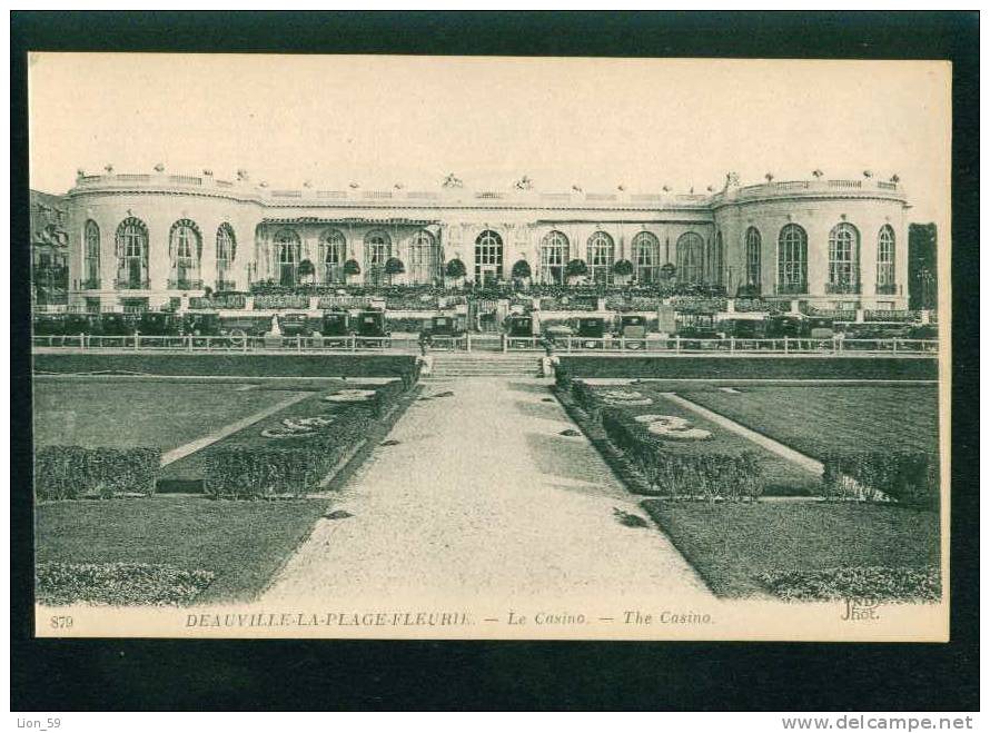 D2955 / France DEAUVILLE - CASINO W GARDEN Photo Pc Publisher: ND Series - # 879 / 1920s - Casinos