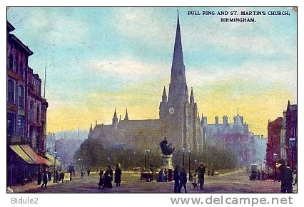 Bull Ring And St Martin's Church   Birminghan - Birmingham