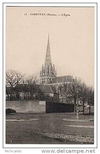 CPA 50 CARENTAN - L Eglise - Carentan