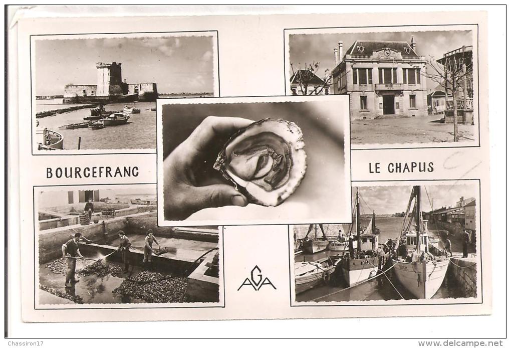 17 - BOURCEFRANC - Lot De 2 Caetes CPSM -  "Le Musée De L´huître"  Vue Intérieure - Carte Multivues - Marennes