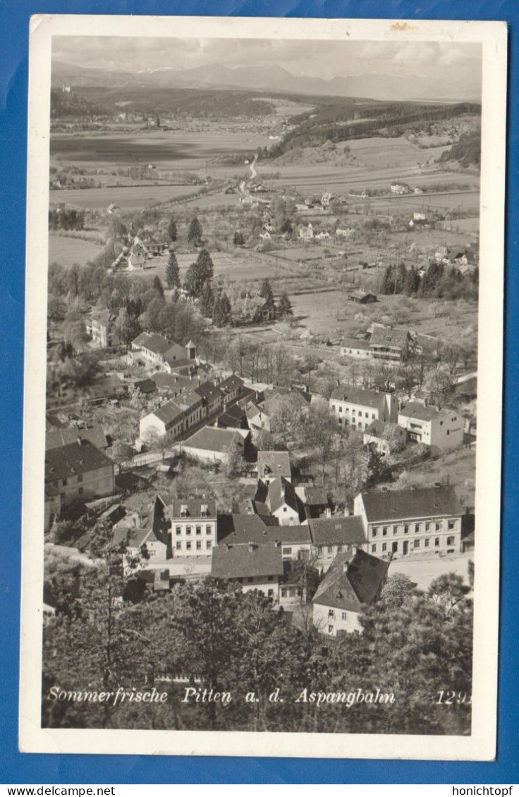 Österreich; Pitten A. D. Aspangbahn; Neunkirchen; Panorama; 1942 - Pitten