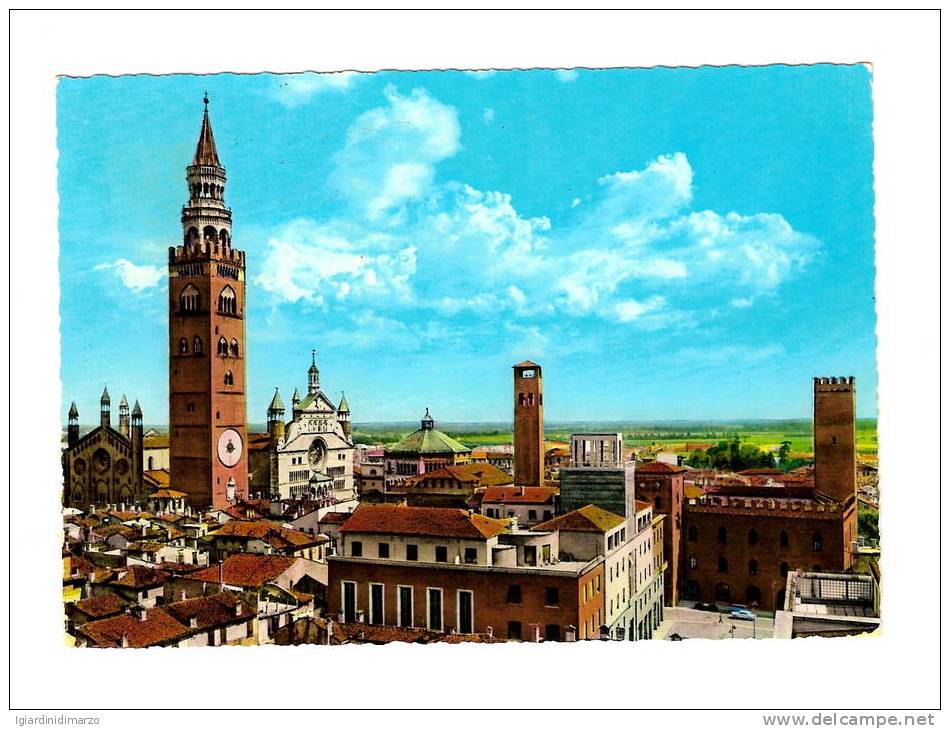 CREMONA 1966 - Scorcio Panoramico - Viaggiata  - In Buone Condizioni - DC815. - Cremona