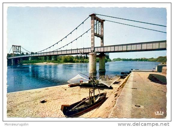 47 ) FL ) MARMANDE, Le Pont Sur La Garonne, Bateau Peche à L'Alose,  CPSM Couleur Grand Format, IRIS Ed - Marmande