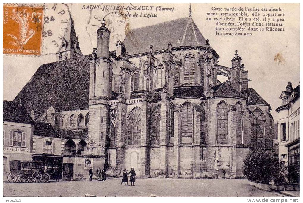 Saint Julien Du Sault - Abside De L'Eglise - Saint Julien Du Sault