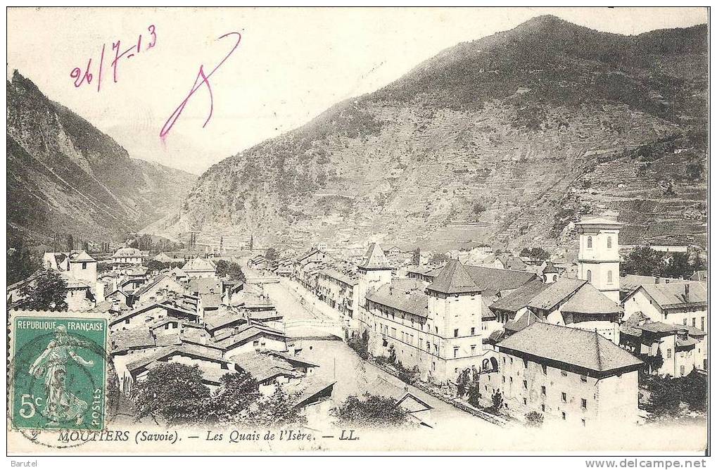 MOUTIERS - Les Quais De L´Isère - Moutiers