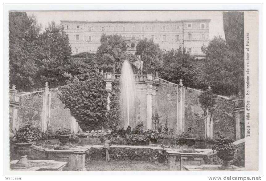 TIVOLI, VILLA D´ESTE, LO SCALONE DEL PALAZZO, F/P, B/N - Tivoli