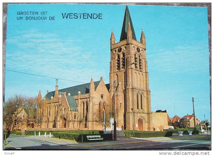 CP De WESTENDE " Kerk St Laurentius " . - Westende