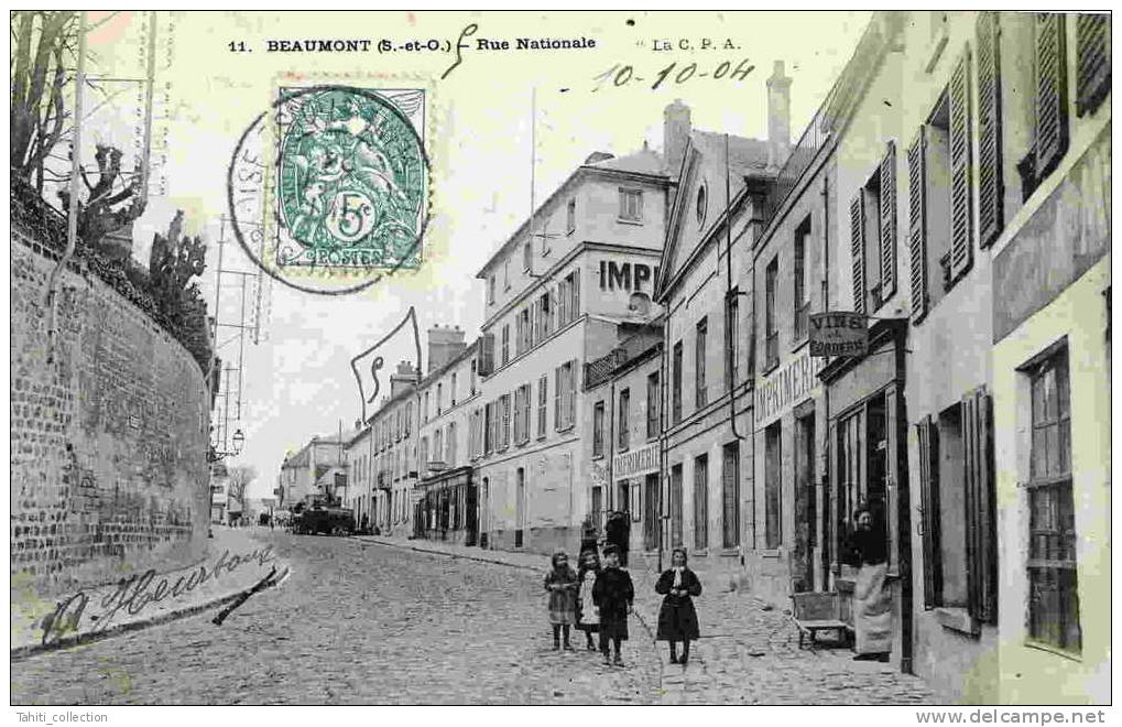 BEAUMONT - Rue Nationale - Beaumont Sur Oise