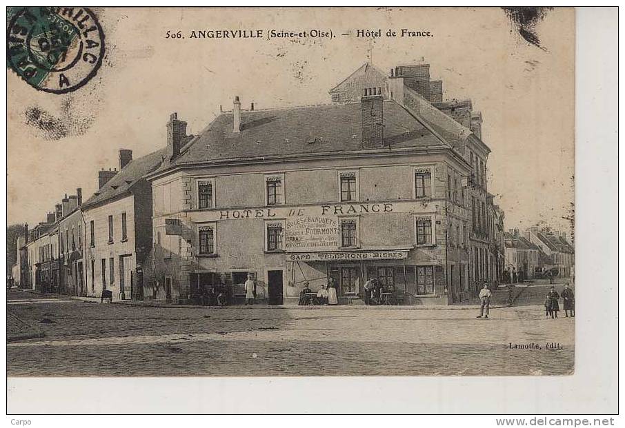 ANGERVILLE - Hotel De France. - Angerville