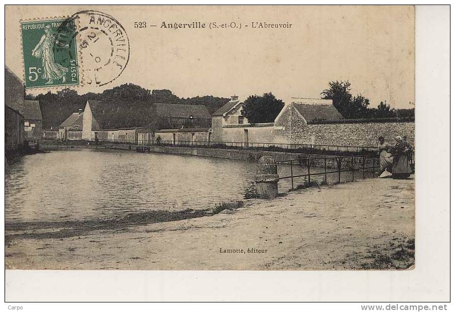 ANGERVILLE - L´abreuvoir; - Angerville