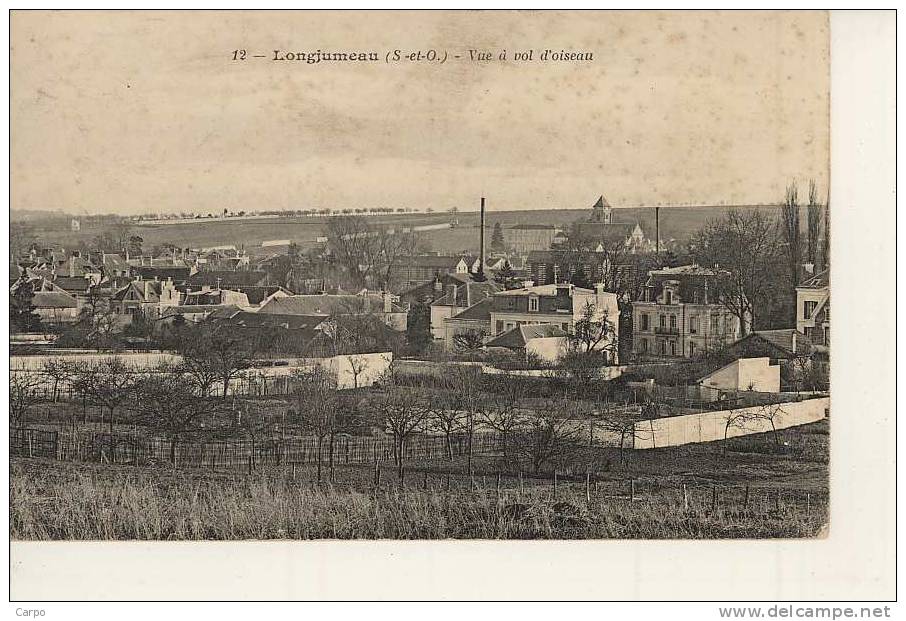 LONGJUMEAU - Vue à Vol D´oiseau. - Longjumeau