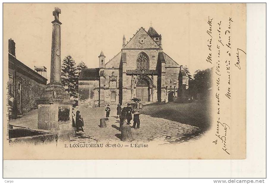 LONGJUMEAU - L´église. - Longjumeau