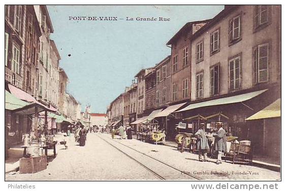 PONT DE VAUX  GRANDE RUE  1907 - Pont-de-Vaux