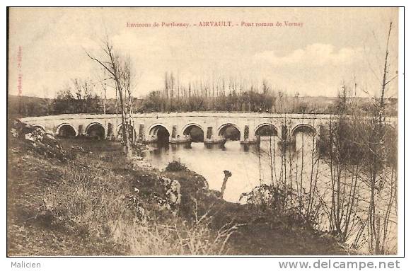 REF MLA RD- No 530- DEUX SEVRES- Environs De Parthenay -airvault -pont Roman De Vernay  - Bon Etat - Airvault