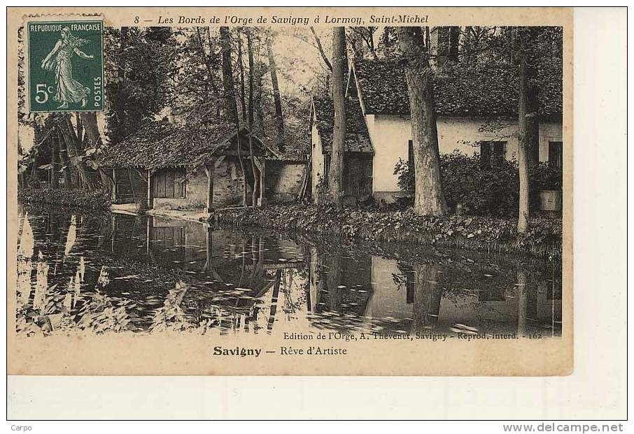 Les Bords De L'orge De Savigny à Lormoy, Saint-Michel. - Rêve D'artiste. - Savigny Sur Orge