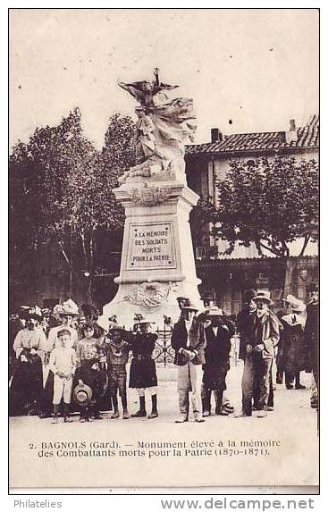 BAGNOLS   MONUMENT AUX MORTS  1919 - Bagnols-sur-Cèze