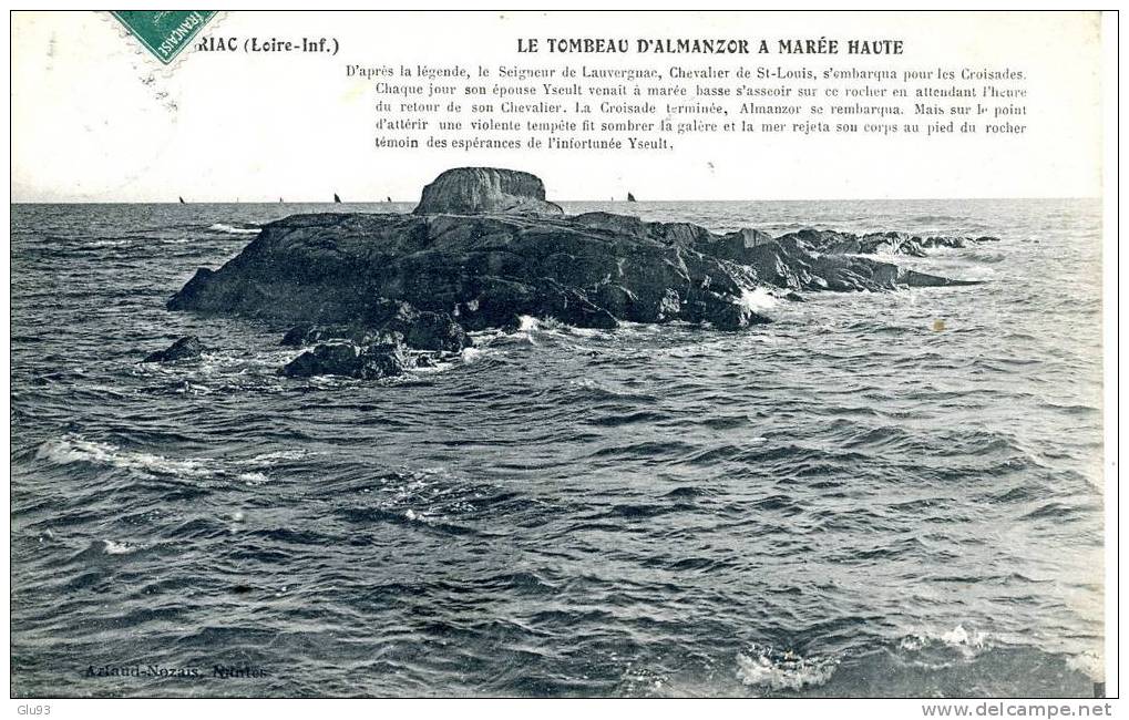 CPA - Piriac (44) - Le Tombeau D'Almanzor à Marée Haute - Piriac Sur Mer