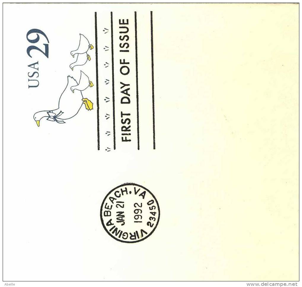 AA00011  ENVELOPPE   E.U - Geese