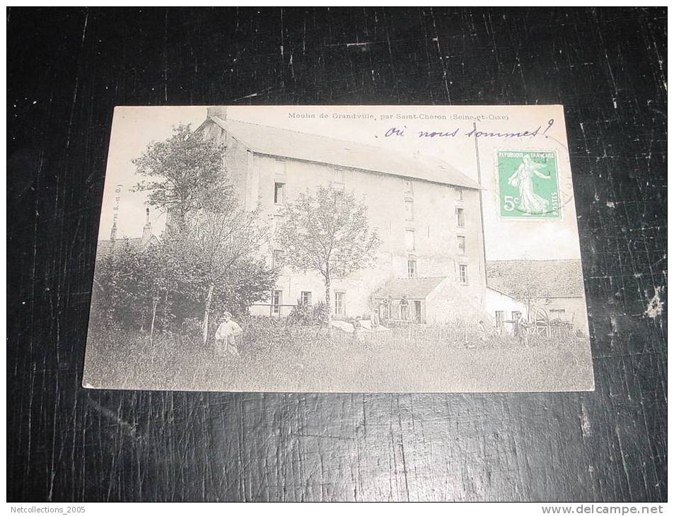 MOULIN DE GRANDVILLE PAR SAINT-CHERON - 91 ESSONNE - Carte Postale De France - Saint Cheron