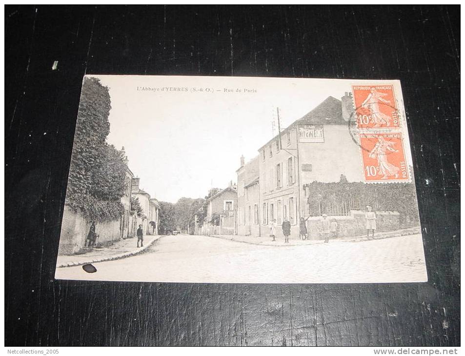 L'ABBAYE D'YERRES - RUE DE PARIS - 91 ESSONNE - Carte Postale De France - Yerres