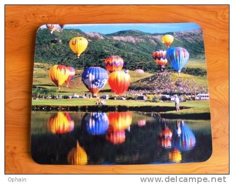 Tapis De Souris Montgolfière - Luchtballon - Neuf - Dimensions: 18 * 22 Cm - Ref A6708 - Other & Unclassified