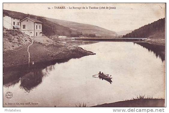 TARARE   BARRAGE DE LA  TURDINE  1905 - Tarare