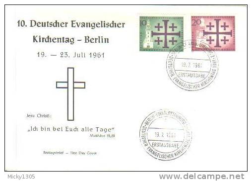 Germany / Berlin - FDC Mi-Nr 215/216 (U288)- - 1948-1970